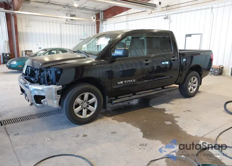 2012 Nissan Titan Sv из США, поврежденный, VIN 1N6BA0EC0CN303180